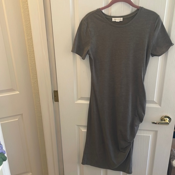 Treasure & Bond Dresses Treasure Bond Olive Green Bodycon Dress